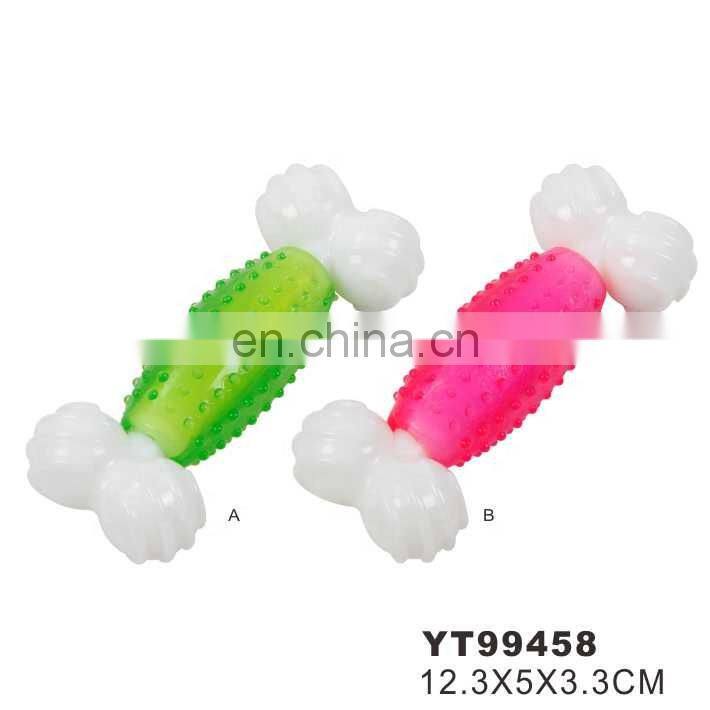 New Design Factory supply Bone Shape Dog Toy Pet TPR Chew Toy