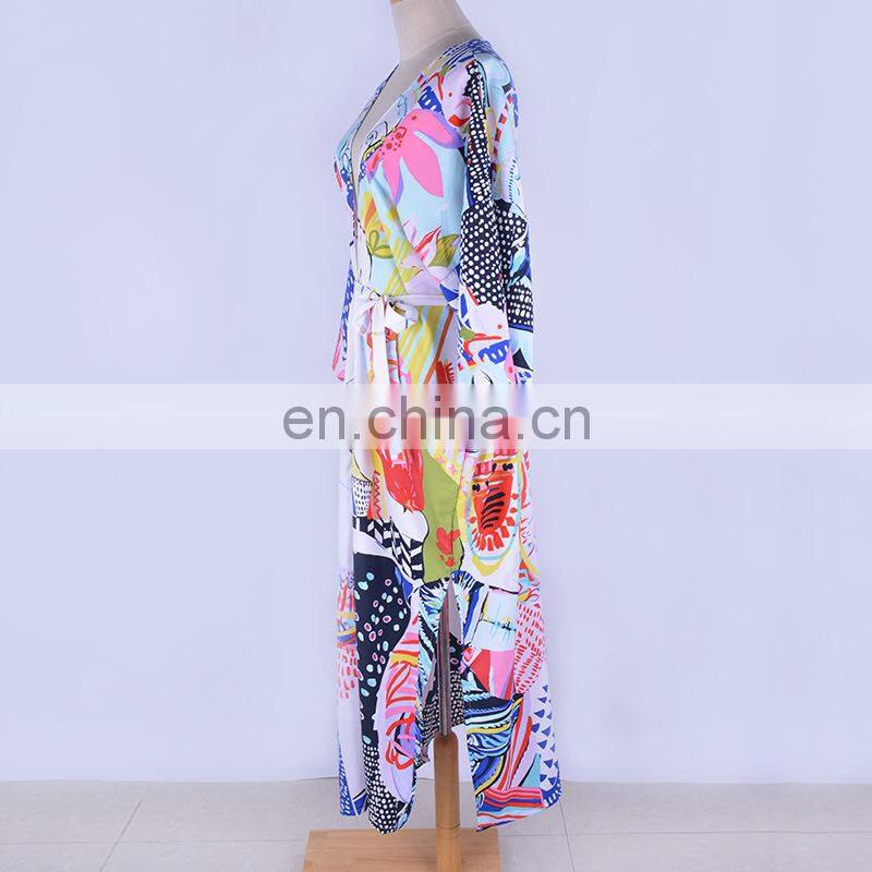 Print Cover up Beach Woman Pareo Beach cover up Robe de Plage Bikini Cover up Saida de Praia Sarong Swimsuit cover up Beachwear