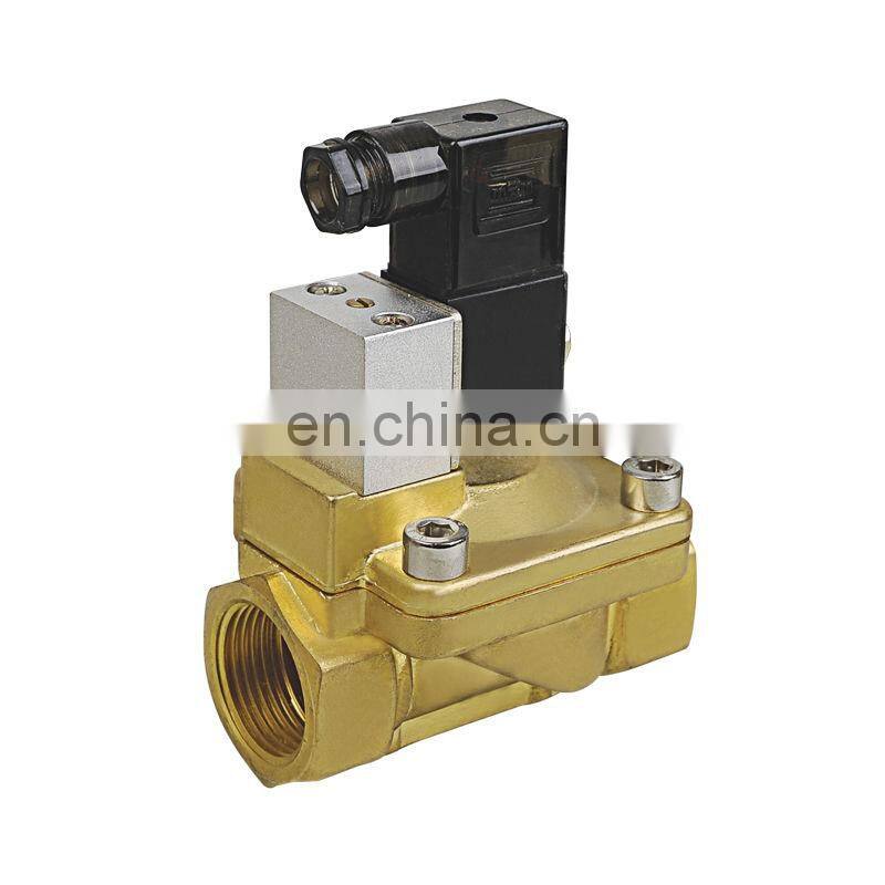 2W350-35 1 1/4" inch NPT G BSPP PT Thread Brass Electric 2 Port water valve
