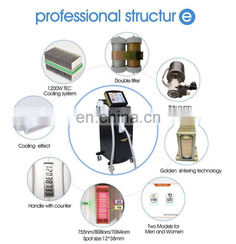 2020 Alma laser 808nm Hair Removal Machine V16