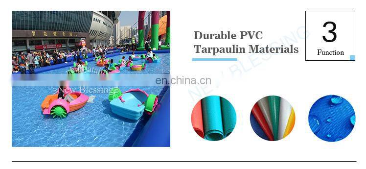 Amusement park aqua pool toy kids handle paddle boat paddle boat/ pedal boat for one person NB011-1