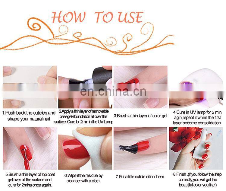 Private Label Nail Art Supplies 15 Ml Nail Polish Gel RONIKI Gel Nail Polish UV Gel