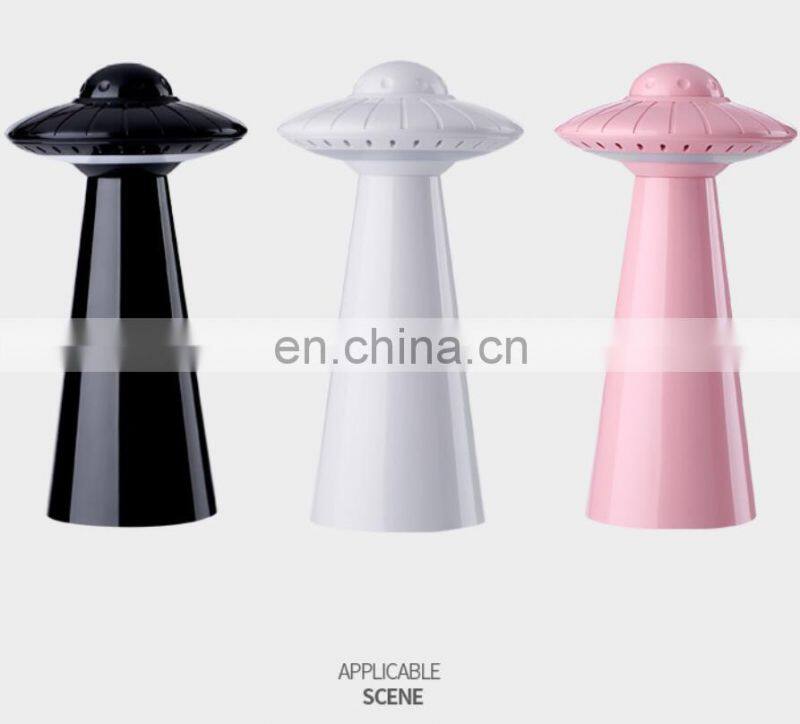 2020 Amazon hot sale Kids gift rechargeable USB cable UFO LED table desk lamp for home decoration