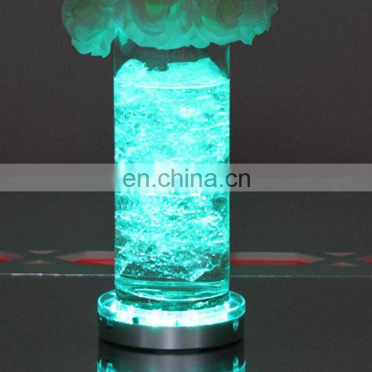 8 inches remote control candelabraled light base for table decorations