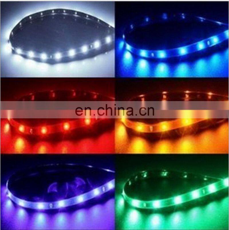 15 LED 30cm Car Decoration Light Motor Vehicle Flexible Waterproof Led Strip Light 5 Color LED Light Strip