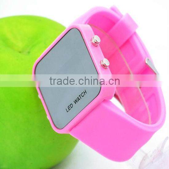 2013 NEW Design fashion sports Led Silicone Watch bright color(TM-1334)
