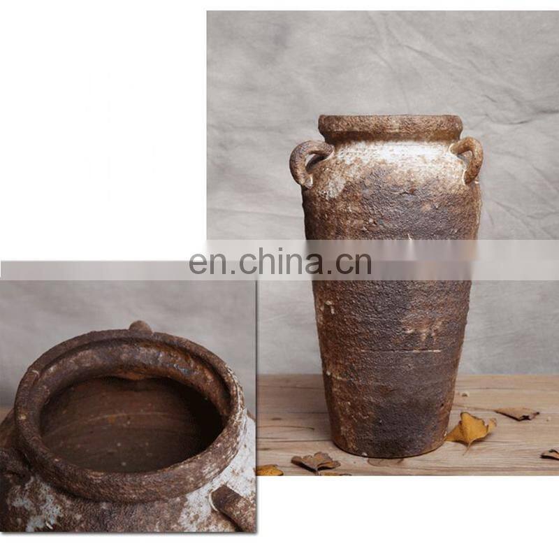 Antique pottery vintage home decoration table home use ceramics vase