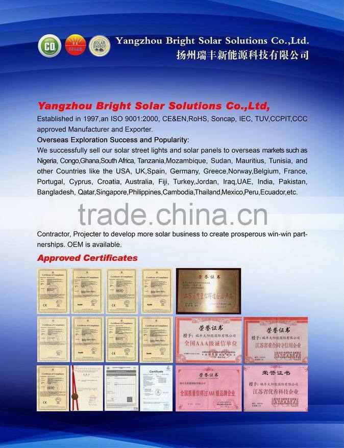 Solar LED lighting for Signs pathways and roads for Hotels, Parks, Garden