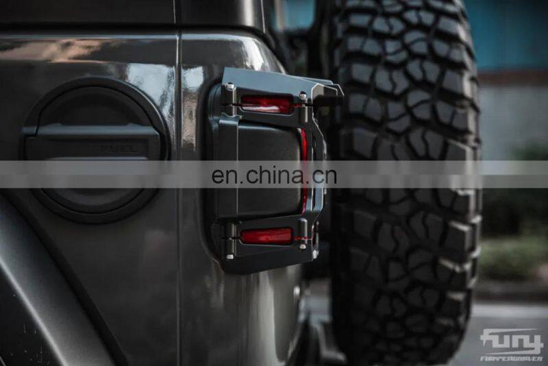 Black 4x4 Taillight Silver Cover for Jeep Wrangler JK 07+ Accessories Rear Lamp Cover from maiker