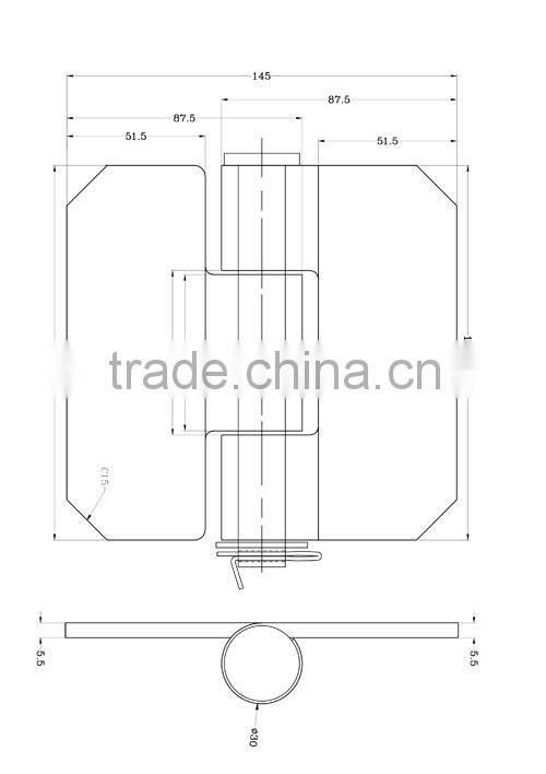 01505 semi-trailer door hinges
