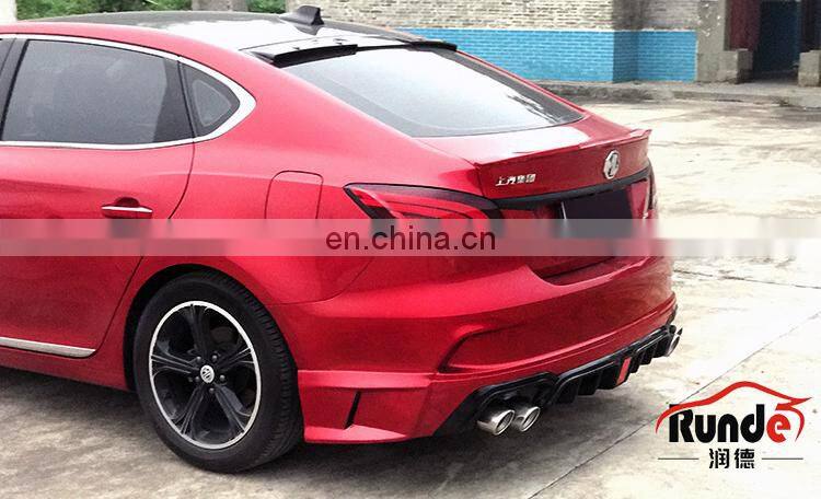 Runde Car Modification Excellent ABS Material MG6 Front Bumper Lip Side Skirt Spoiler Suitable For New Morris Garages 6 Body Kit