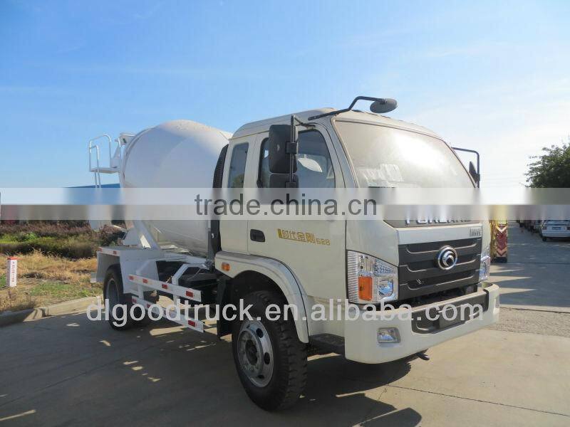 FOTON Forland concrete mixer truck 3-6CBM for sale