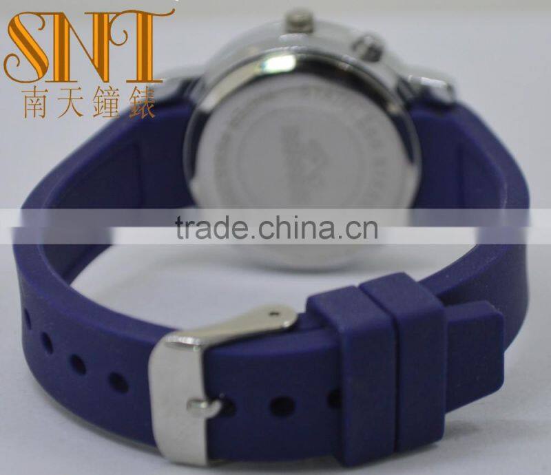 Cool watch with navy texture dial ,hot selling promotion quartz watch