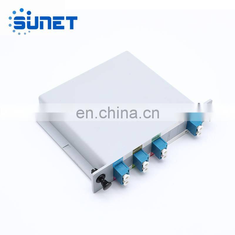 Single Fiber 1270-1410nm 8CH Mux/Demux CWDM 100GHz 8 Channels Lgx Box CWDM