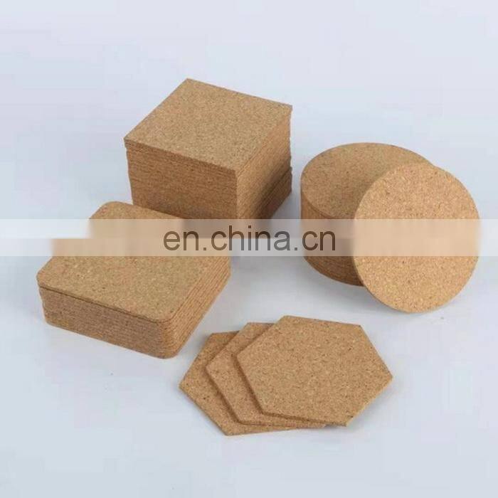 90mm Eco-Friendly Wholesale Round Custom Cork Coaster with Advertising Logo Print Cork Pad