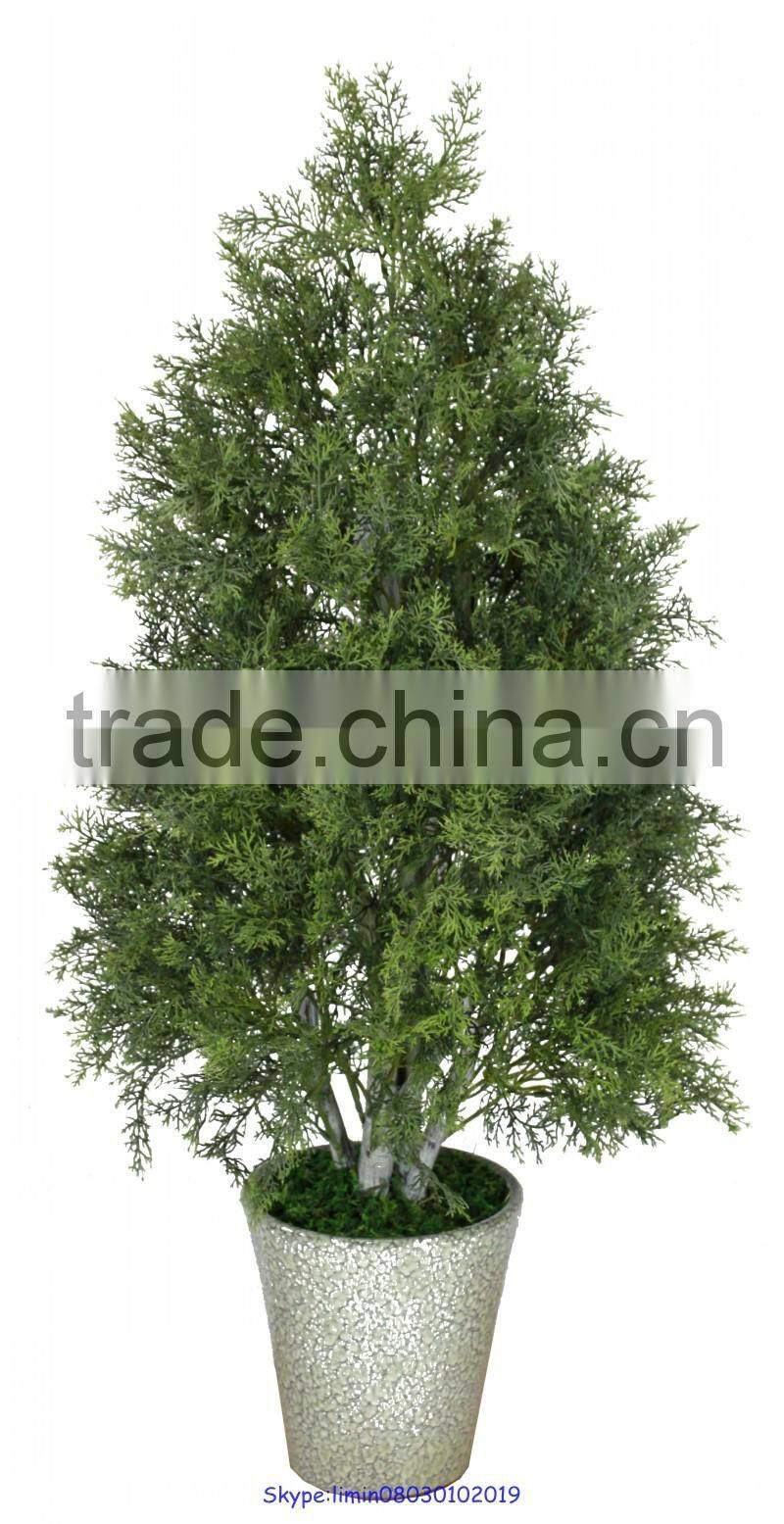 real wood material artificial tree /artificial bonsai tree/artificial cypress tree