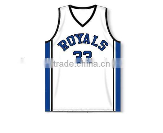 Sublimated transfer basketball uniforms