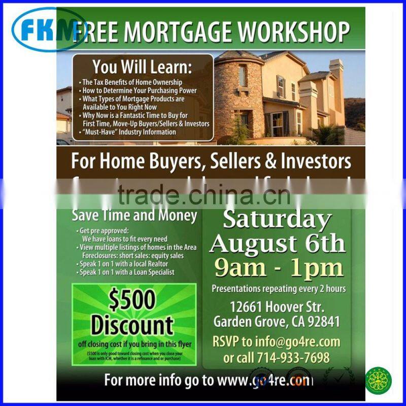 single sided flyer print service