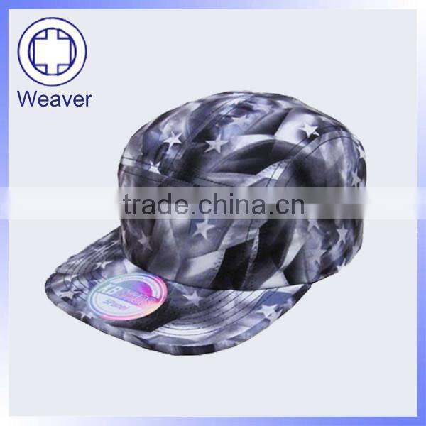 Fashion 100 Nylon Plain Five Panel Cap / Custom Headwear Whloesale / Design 5 Panel Caps