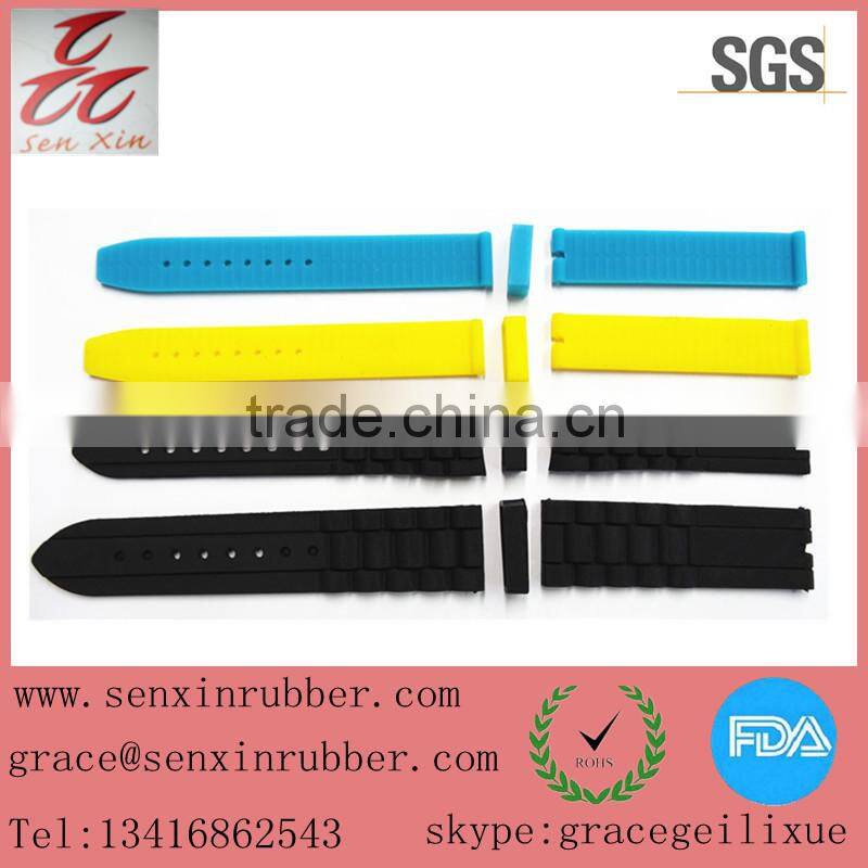 silicone rubber watch chain