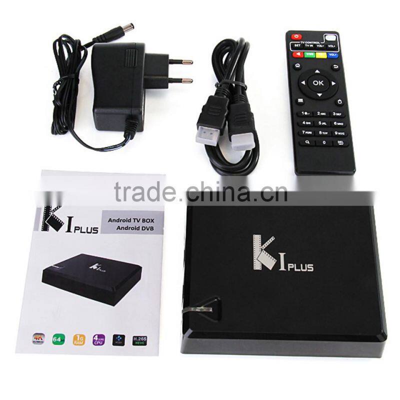 K1 Plus Kodi15.2 Android 5.1 Lollipop Amlogic S905 Quad Core OTT TV Box
