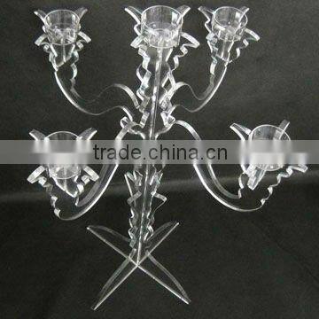 promotional valentine's day decoration acrylic candle holder