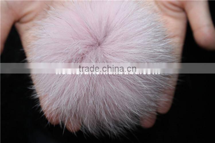 100/100 Real Fox Fur Pompom Lovely Fur Balls Garment Accessories