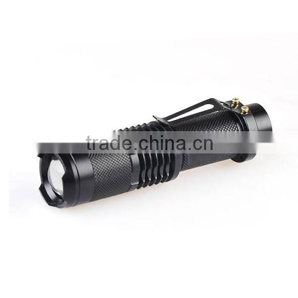 SK98 XM-L T6 LED 2000lm Zoom 5 Modes Waterproof Mini Flashlight