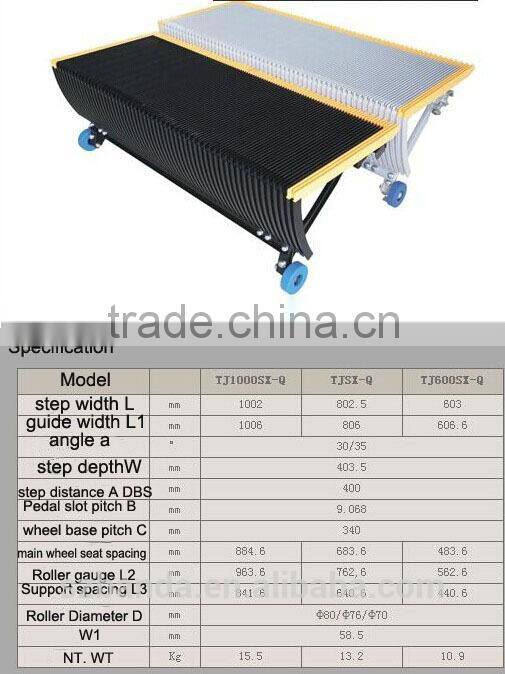 Escalator Parts / 600mm Stainless steel escalator step