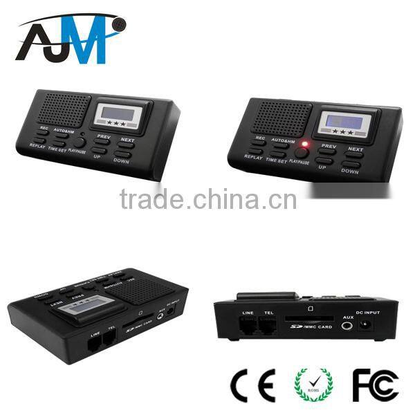 Easy Operation Automatic Telephone Voice Recorder With LCD Display For Office