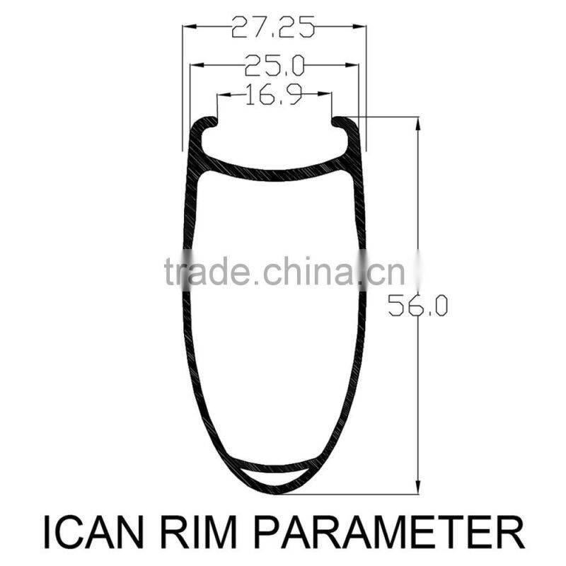 Clincher carbon road wheel 56mm, carbon wheels 56mm clincher,road carbon wheels 56mm clincher