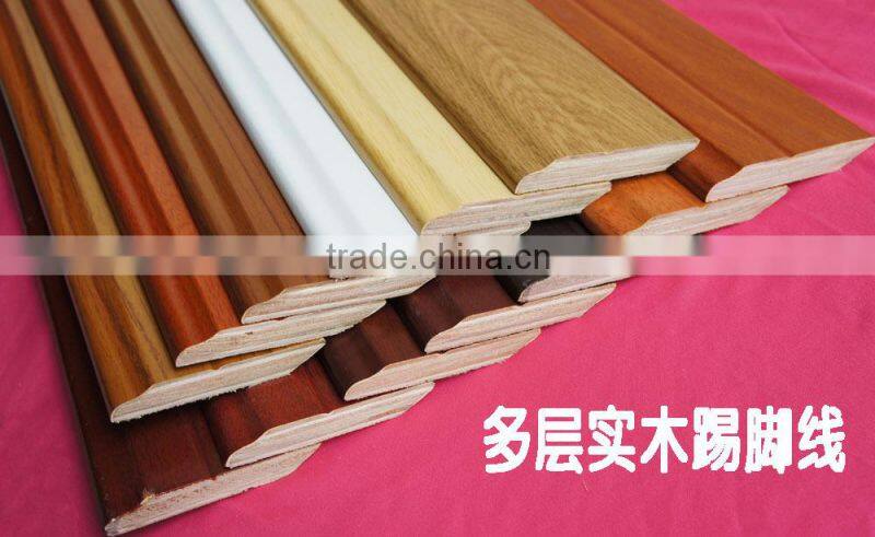 flooring accessories multy-ply wood skirting board
