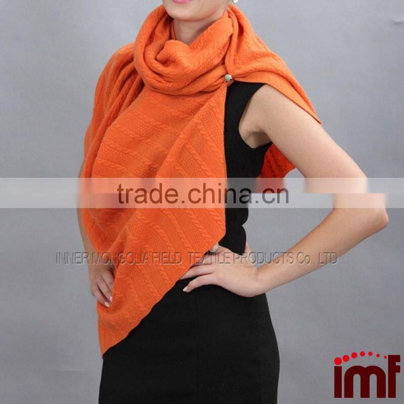 Knitted Ponchos Shawls With Buttons