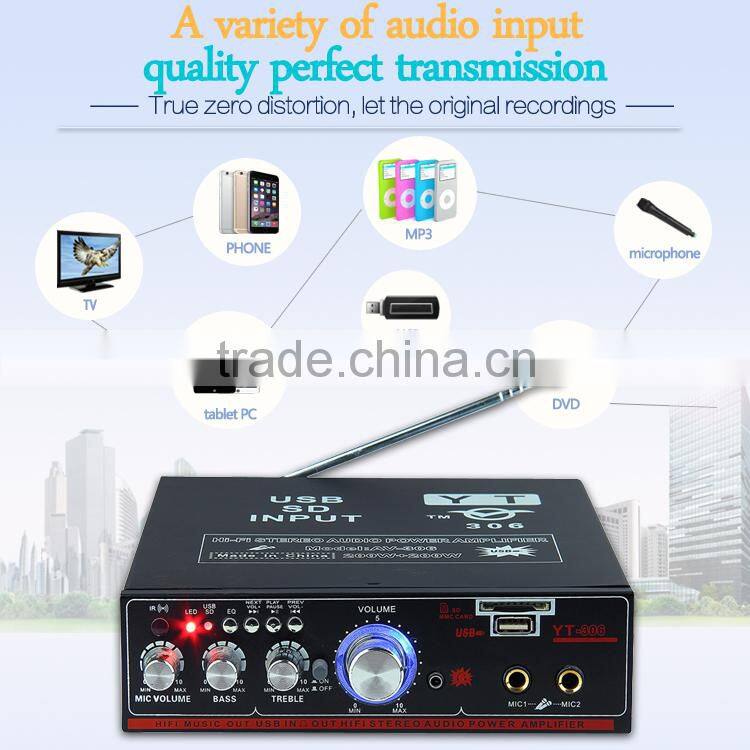 car tv antenna amplifier YT-306 with USB/SD/FM