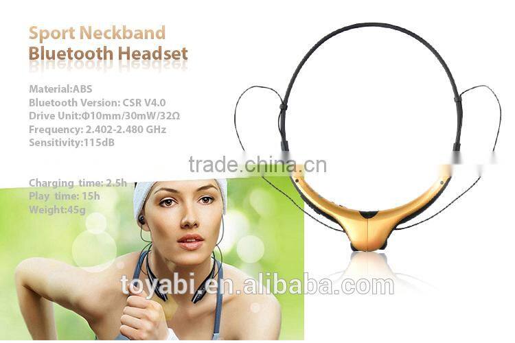 2016 hotselling Bluetooth earphone with Vibration Alarm