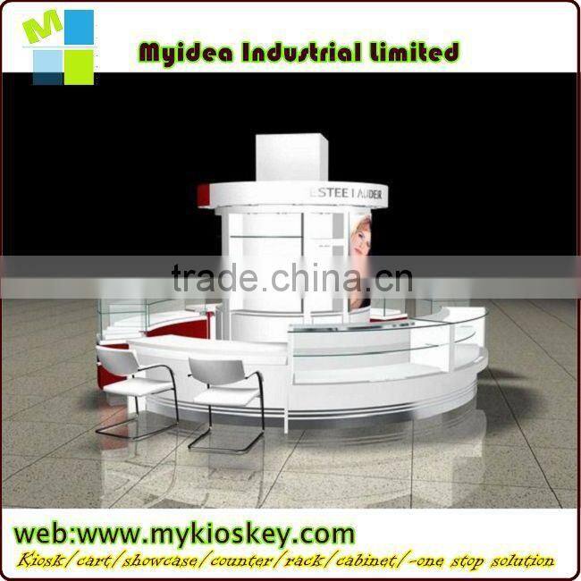 Modern new arrival shopping mall nail bar kiosk for manicure