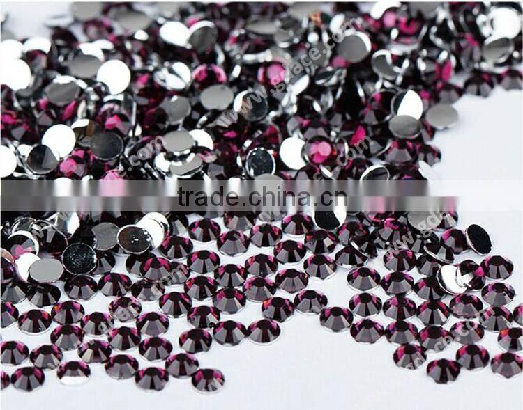 Different colors resin NH rhinestones for shoes