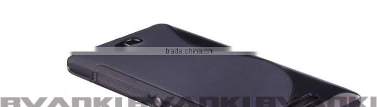 S-Line Flexible Soft Gel Tpu Silicone Skin Back Case Cover For Sony Xperia C3 D2533 tpu mobile phone case for sony xperia c3