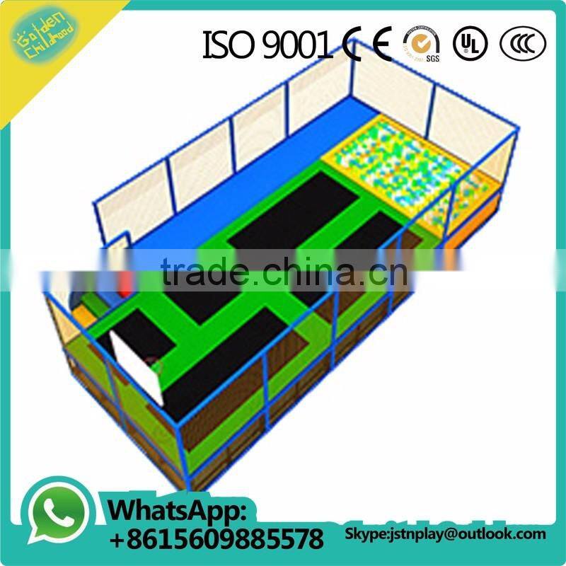 Commercial Trampoline park jungle gym, kids outdoor/indoor fitness equipment