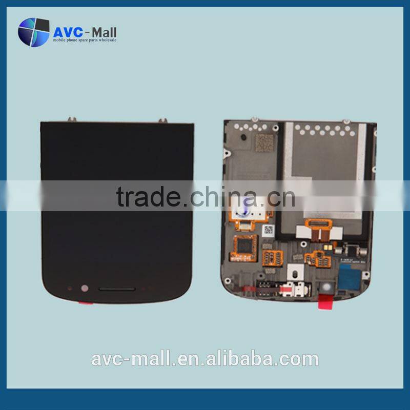 china wholesale LCD touch screen and digitizer assembly with frame for Blackberry N-Series/Dev Alpha C Q10 white