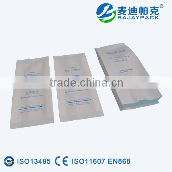 Newly Style Heat Sealing Sterilization Gusseted Paper Pouch