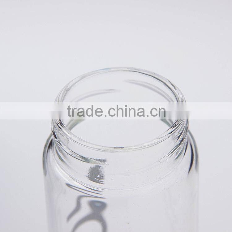 Glass made Fahion water bottle with bag