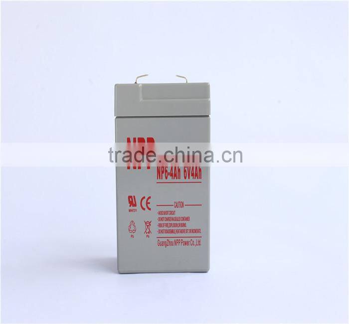 6V4AH Sealed rechargeable battery for Argentina LED Light