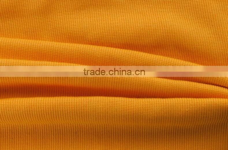 wholesale cotton knitted fabrics rib cuff dress fabric polyester stretch 2 * 2 round-rib fabric