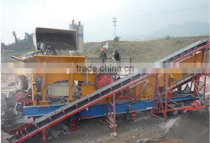 Portable track small mobile crusher for sale
