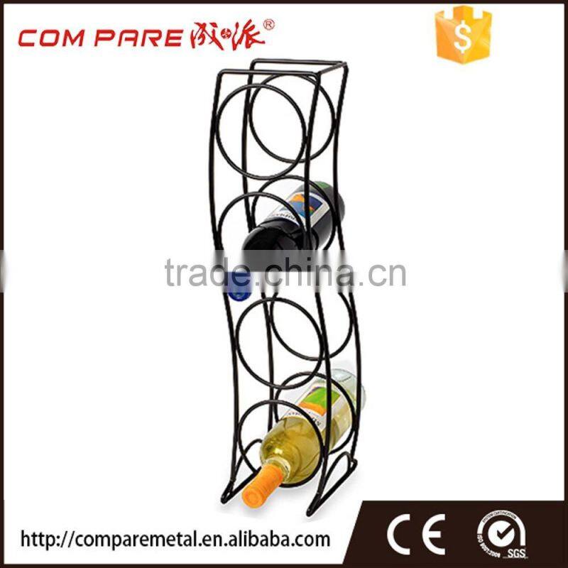 6 bottles wine display rack