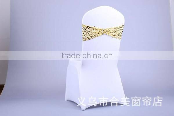 lace chair sash elastic ruffle chair sash cheap spandex chair sashes