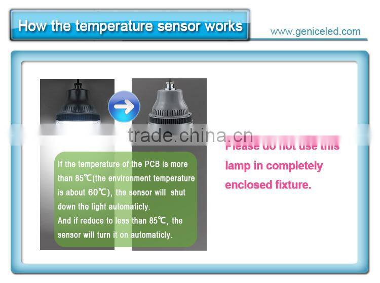 400 watt MH/HPS/HID high bay lamp 130lm/w 150w E39 E40 Hook high bay led replacement