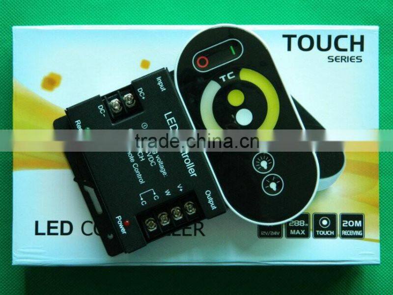 Touching LED Controller in Black for LED RGB lights rgb led touch panel controller