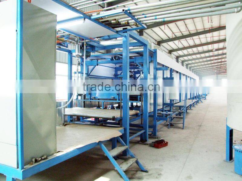 Continuous sponge -on make up foaming machine line